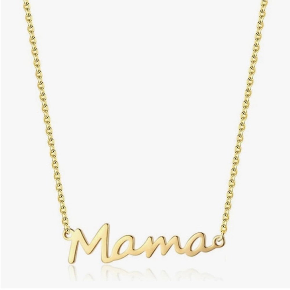 NEW Gold Mama Necklace Minimalist Sentimental Jewelry